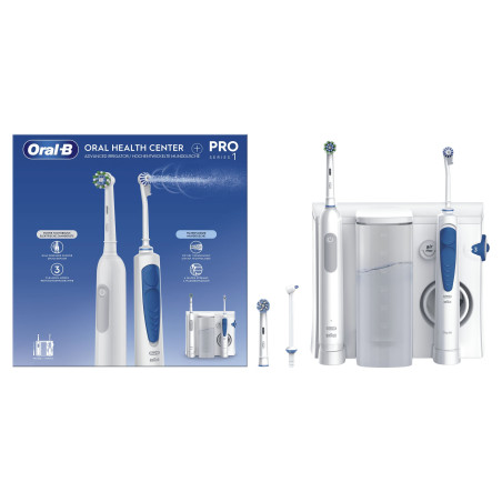 IRRIGADOR DENTAL ORAL B OXYJET + CEPILLO PRO 1 BLANCO - 0072750117
