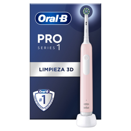 DENTAL ORAL B PRO 1 ROSA (2 RECAMBIOS) - 0072750124