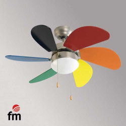 VENTILADOR TECHO FM VT-90 JUNIOR 6P 90CM - 0173230008