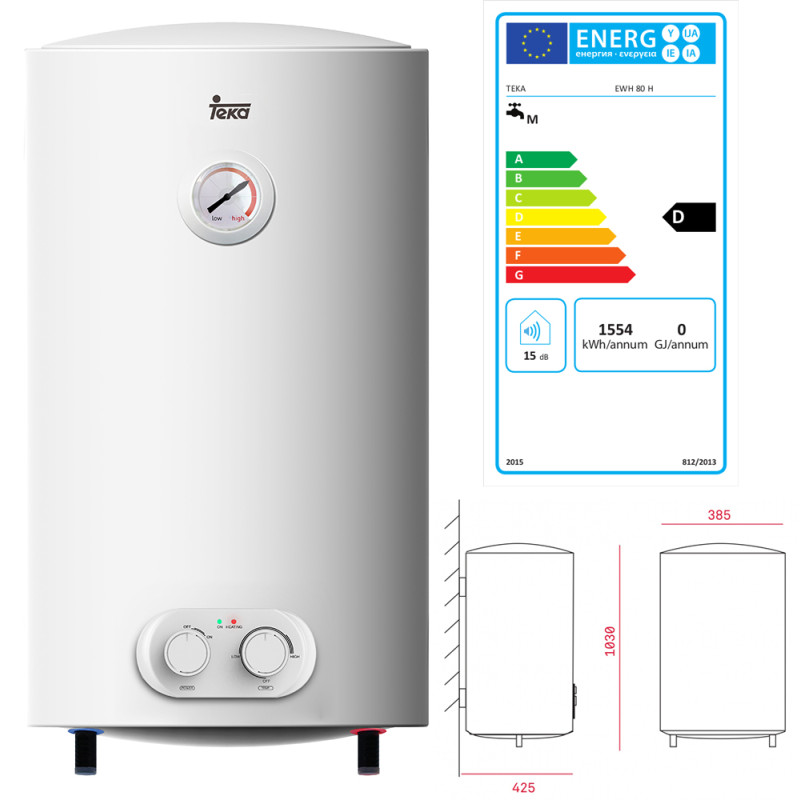 TERMO ELECTRICO TEKA EWH80H 73L BCO 42080280 - 0571300001