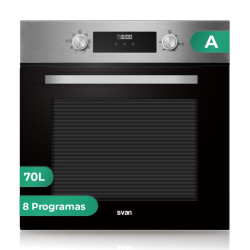 HORNO SVAN SHM8700DX MULT.8 A GUIA TELESC. 70L INOX - 1342210126