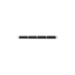 PATCH PANEL LANBERG CAT.6 UTP 24 PUERTOS 1U RACK 19" GRIS - PPU6-1024-S