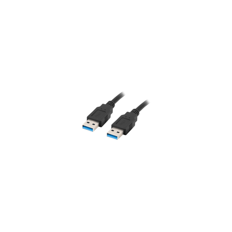 CABLE USB 3.0 LANBERG MACHO/MACHO 0.5M NEGRO - CA-USBA-30CU-0005-BK