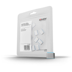 LINDY USB Typ C Port Schloss blau 10 Stück - 4002888404662