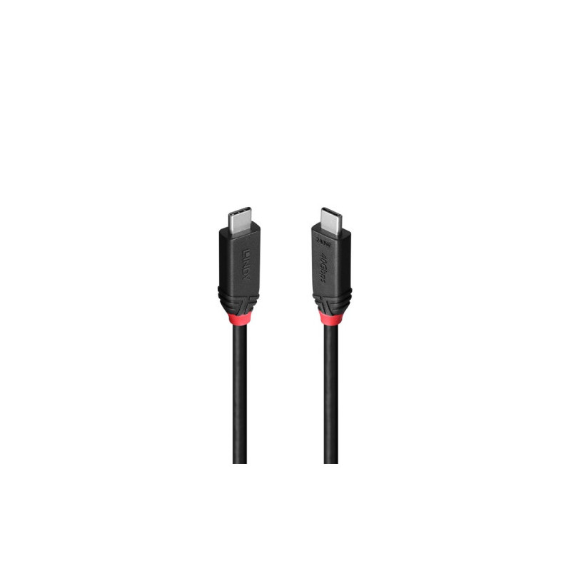 Lindy 37001 cable USB USB4 Gen 3x2 1 m USB C Negro - 37001