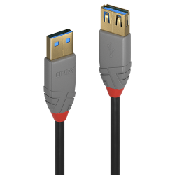 LINDY USB 3.0 Verlängerung Typ A/A Anthra Line M/F 3m - 4002888367639