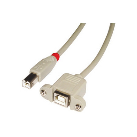 LINDY USB 2.0 Verlängerung Typ B/B M/F 1m - 4002888318013