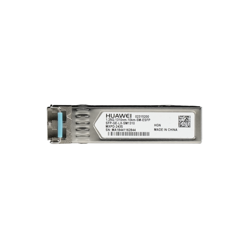 HUAWEI OPTICAL TRANSCEIVER,ESFP,GE,SINGLE-MODE MODULE(1310NM,10KM,LC) - 02315200