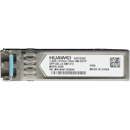 HUAWEI OPTICAL TRANSCEIVER,ESFP,GE,SINGLE-MODE MODULE(1310NM,10KM,LC) - 02315200