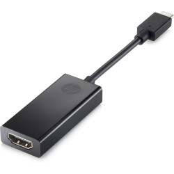 HP Videoadapter USB Type-C, HDMI, black, 25 mm, 11 mm, 150 mm - 0191628755141