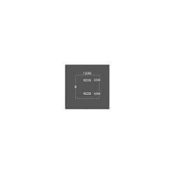 KRAMER CONNECT - ROOM CONNECTIVITY BLACK 2 PORTS USBC 130W ( - 80-000340