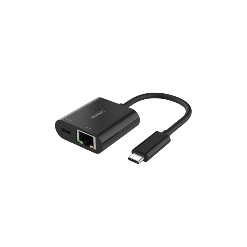 Belkin USB-C / Ethernet Ladeadapter, Schwarz, INC019BTBK - 0745883877584