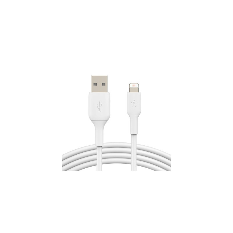 Belkin CAA001BT3MWH cable de conector Lightning 3 m Blanco - CAA001BT3MWH