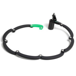CANDADO ALUM-PLEGABLE OVAL + LÁMPARA COLA LED - MA1019