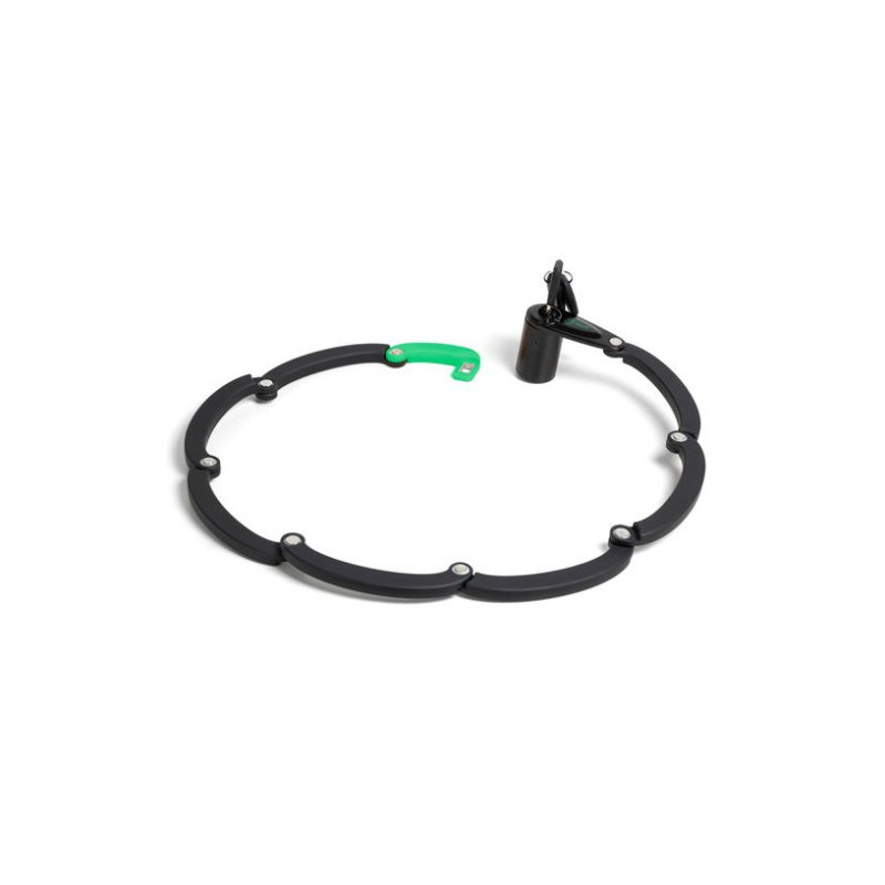 CANDADO ALUM-PLEGABLE OVAL + LÁMPARA COLA LED - MA1019