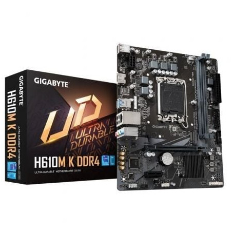 Placa Base Gigabyte H610M K DDR4 Socket 1700/ DDR4/ PCIe 4.0/ Micro ATX - 9MH610MK-00-20