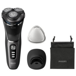 Afeitadora Philips Shaver Series 3000 S3343/13/ con Batería/ 4 Accesorios - S3343/13