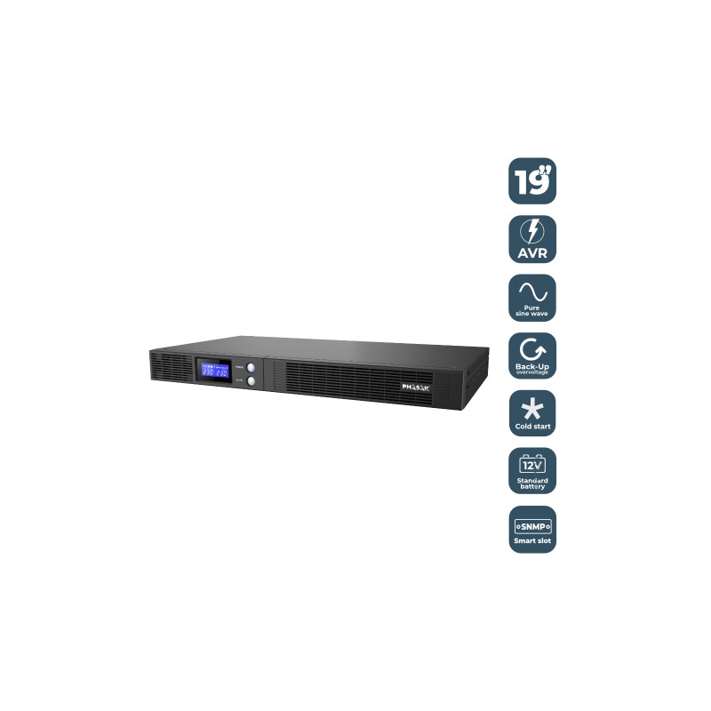 ÷ Pashak sai phasak protekt rack interactivo slim 750 va ph 7540 - PH 7540