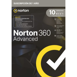 ÷ Norton 360 advanced 200gb 1 user 10 device 1 a?o  **l. electr?nica - 21468805