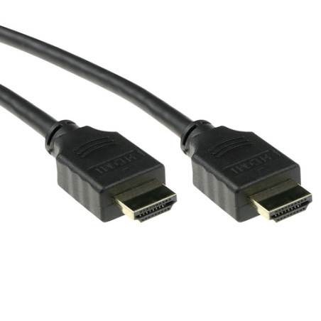 Cable hdmi 4k uhd act connectivity 2m -  macho - macho -  high speed premium certificado v2.0 negro - AK3944