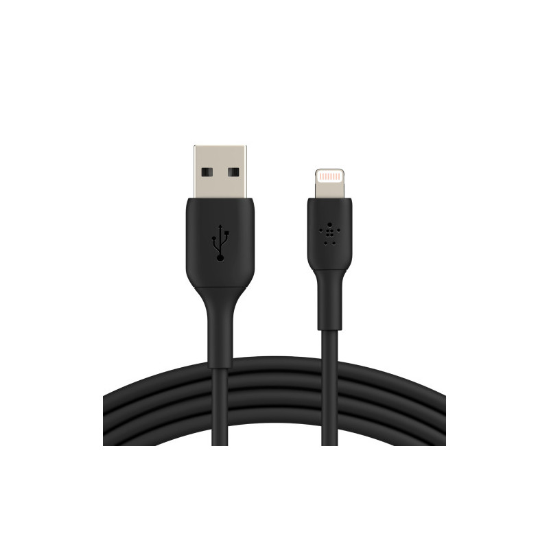 Belkin CAA001BT1MBK cable de conector Lightning 1 m Negro - CAA001BT1MBK