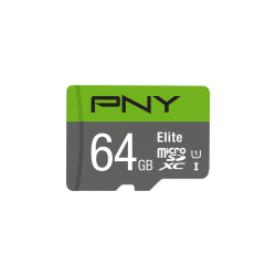 MICRO SD PNY 64GB ELITE UHS-I C10 R100 - P-SDUX64U185GW-GE