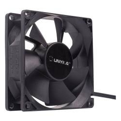Unykach Ventilador 90mm - Velocidad Max. 2000rpm - Color Negro - 51789