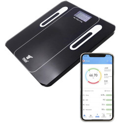 Bascula de baño thulos th - bd121 carga maxima 180kg - app para ios y android - TH-BD121