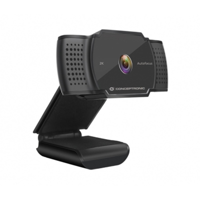 ÷ Webcam 2k conceptronic amdis 5mp usb 3.6mm 30 fps angulo vision 72 microfono integrado - AMDIS02B