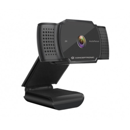 ÷ Webcam 2k conceptronic amdis 5mp usb 3.6mm 30 fps angulo vision 72 microfono integrado - AMDIS02B