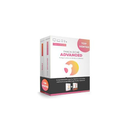 Antivirus panda advanced 2 dispositivos 1 año+ family bundle caja - A01YFDABXF