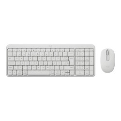Teclado + mouse logitech mk250 inalambrico blanco - 920-013544