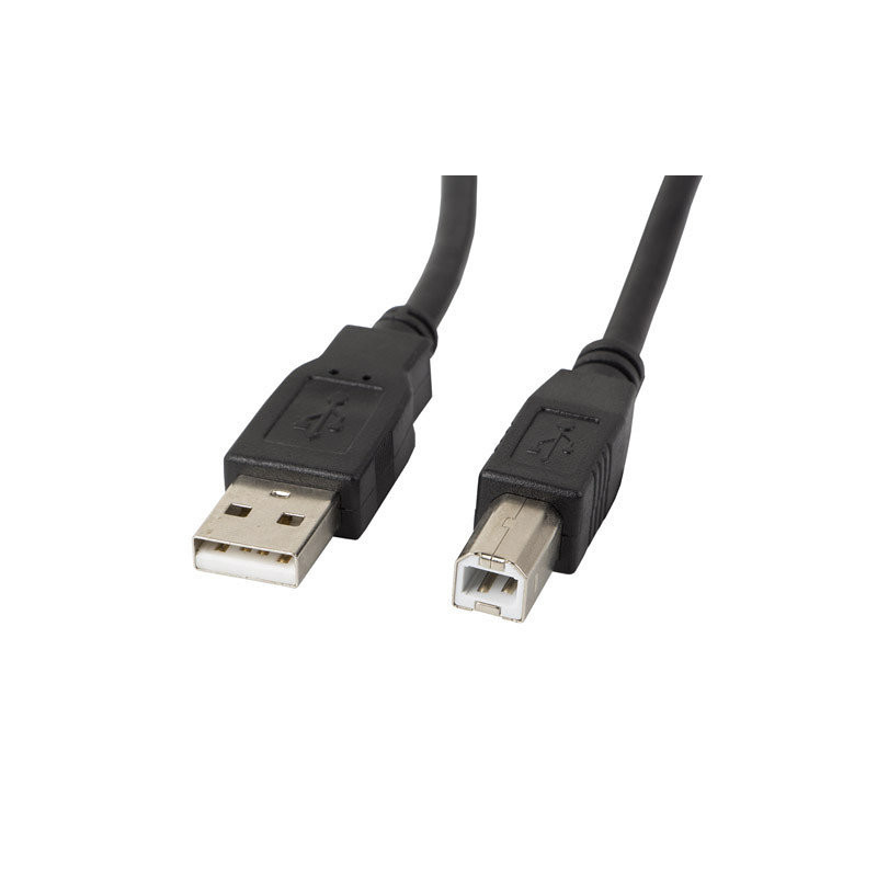 Cable impresora lanberg usb a -  usb b macho - macho negro 0.5 m - CA-USBA-10CC-0005-BK