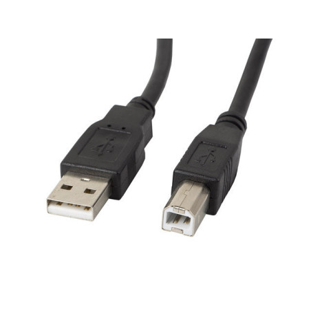 Cable impresora lanberg usb a -  usb b macho - macho negro 0.5 m - CA-USBA-10CC-0005-BK