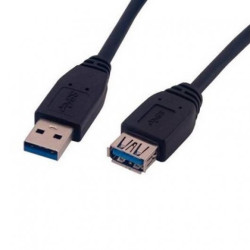 Cable equip alargo usb 3.0 tipo a macho -  hembra 3m - 128399