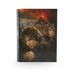 Libreta efecto 3d frodo y sam el señor de los anillos - LTR25168
