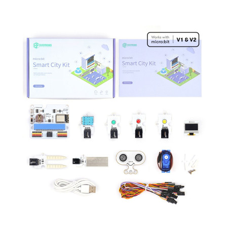 Kit de sensores inteligentes micro:bit ciudad inteligente - smart city kit - sin placa - EF08252