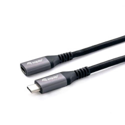 Cable alargo usb tipo c equip 4k macho - hembra 0.5m - 128370