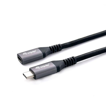 Cable alargo usb tipo c equip 4k macho - hembra 0.5m - 128370