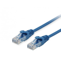 Cable de red equip latiguillo rj45 u - utp cat6a 3m azul - 603034