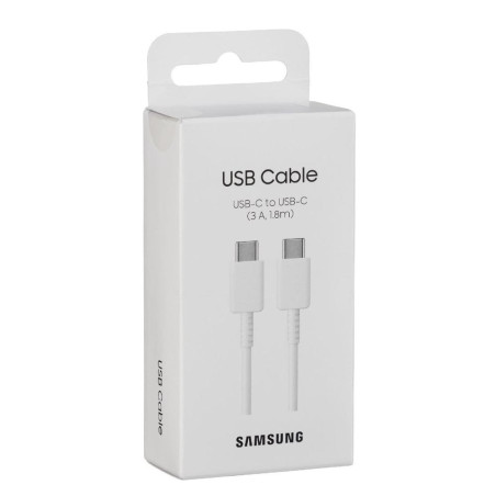 Cable samsung original ep - dx310jwegeu usb tipo c -  usb tipo c blanco 1.8m - EP-DX310JWEGEU