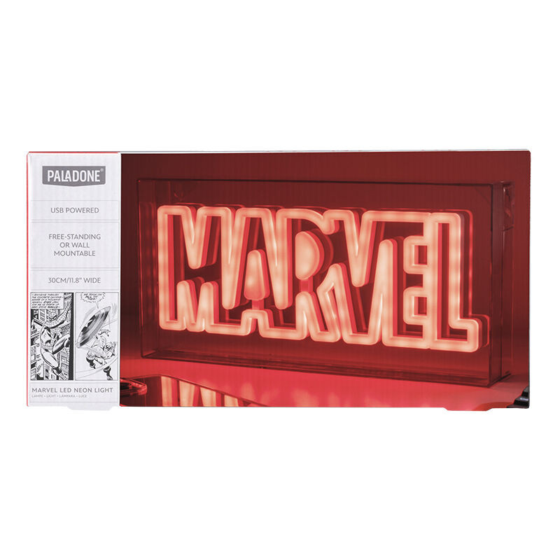 Lampara paladone marvel logo led neon light - PP13125MC