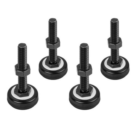 Pie lanberg m10 para armario rack 4 unidades - AK-1602-B