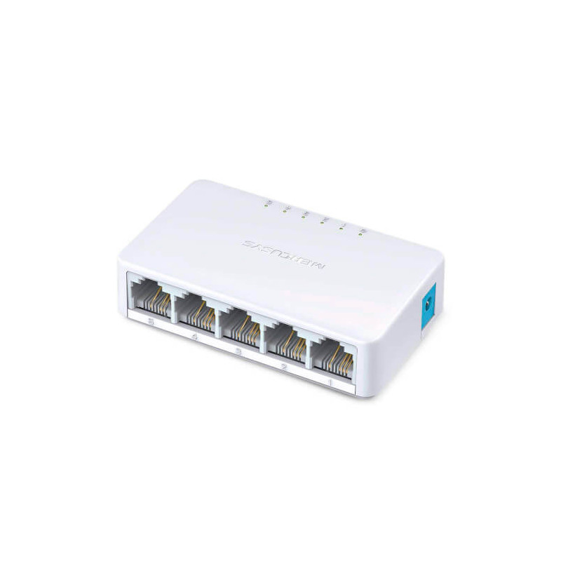 ÷ Switch no gestionable mercusys ms105 5p 10/100 ethernet mini desktop - MS105
