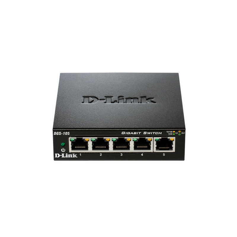 SWITCH D-LINK DGS-105 5PTOS 10/100/1000 - DGS-105