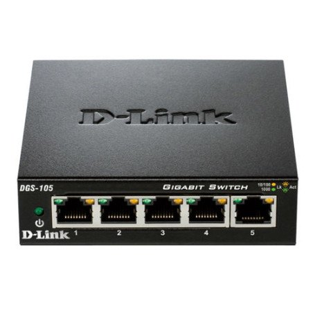 SWITCH D-LINK DGS-105 5PTOS 10/100/1000 - DGS-105