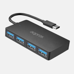 ÷ Hub usb-c 3.0 approx appc54v2 4xusb3.2 hasta 5 gbit/s - APPC54V2