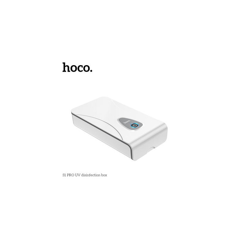 ESTERILIZADOR UV HOCO BOX S1 PRO - BLANCO - GLOBAL VERSION - UV-S 1PRO