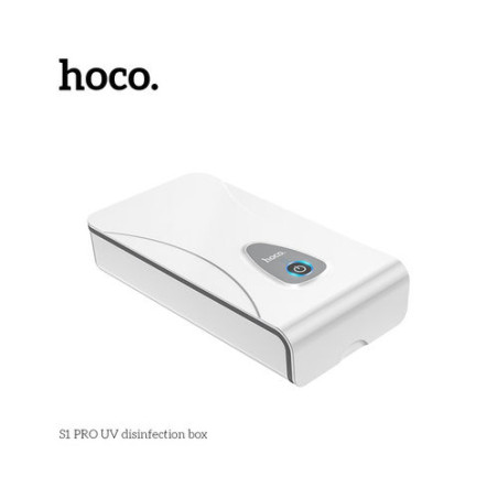 ESTERILIZADOR UV HOCO BOX S1 PRO - BLANCO - GLOBAL VERSION - UV-S 1PRO