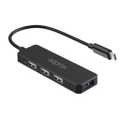 APPROX Hub USB Tipo-C 3USB 2.0 + 1Puerto USB 3.0 - APPC48V2